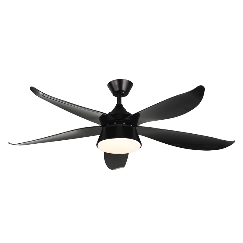 56 Inches DC Motor New Decorative Ceiling Fan Light With Remote Controller Dimming Led